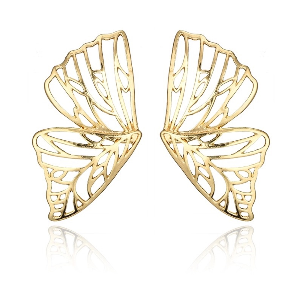 1 DAY SALE✨ Gold Butterfly Wing Earrings